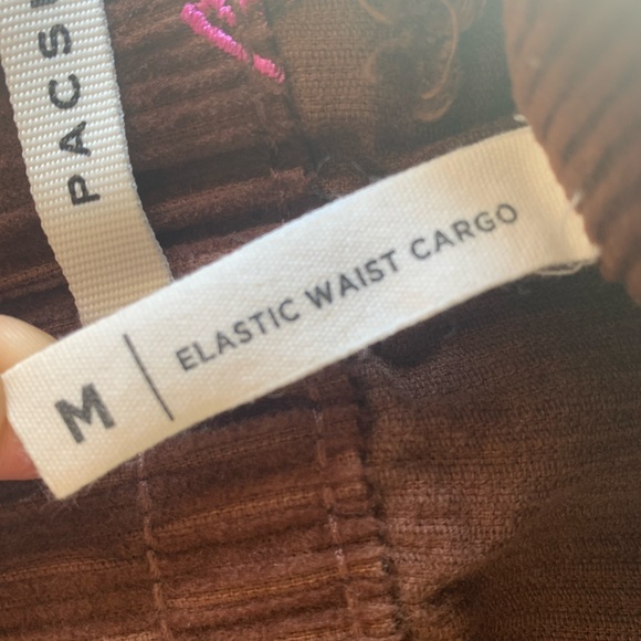 PacSun Heartbreaker Corduroy Cargo Elastic Waist Pants - Picture 10 of 11